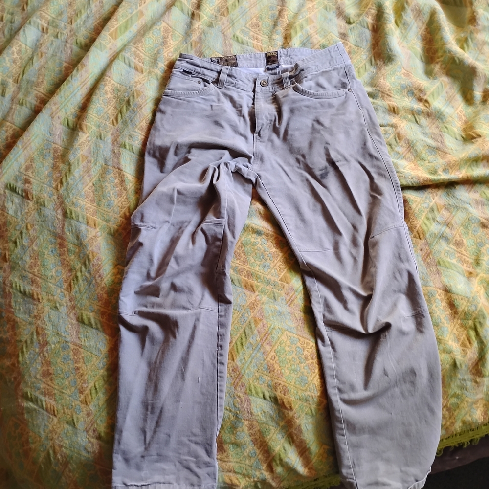 Kuhl Grey Pants Crag Series Size 34x32